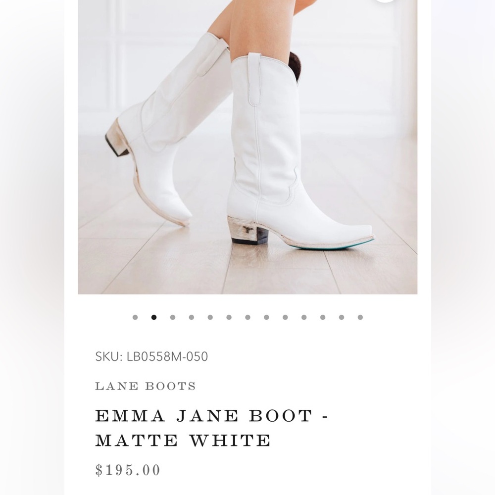 Emma Jane Boot - Matte White